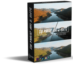 Mavic Air 2 Cine LUTs product box mockup