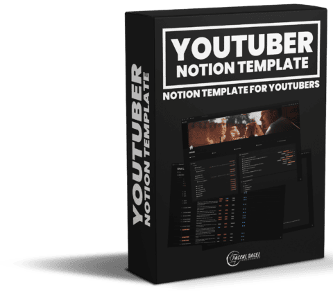 YouTuber Notion Template product image